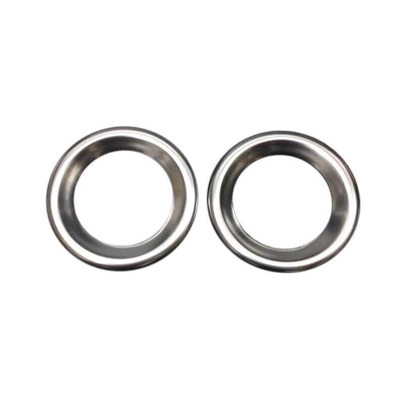 Silver Steel A Pillar Speaker Frame Cover Trim 2Pcs For Honda CRV CR-V 2017-