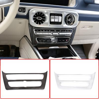 Carbon Fiber Style ABS Car Styling Center Control Mode Frame Trim Sticker For Mercedes Benz G Wagon G Class W463 Car