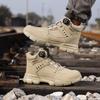 Neue Unzerstörbare Sicherheitsschuhe Herren Anti-Quetsch Stahlkappe Schuhe Durchstichfeste Arbeitsschuhe Sneaker Männliche Schuhe Arbeitsstiefel