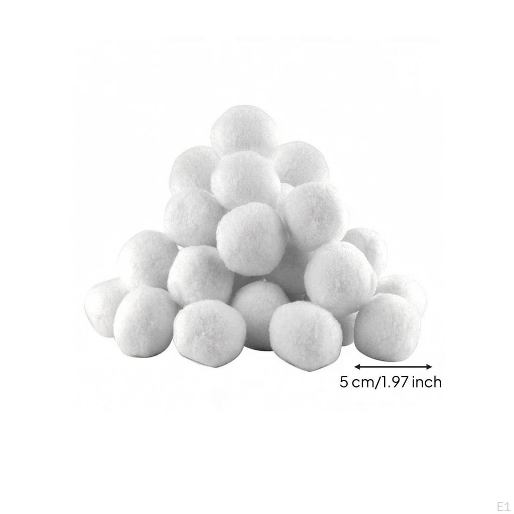 40 Pieces Indoor Snowball Soft Ball Safe for Classroom Activities, Children