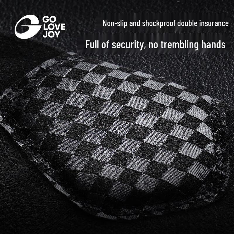 GOLOVEJOY Retro Checkerboard Motorcycle Riding Gloves
