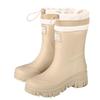 2024 Women's Mid-Tube Waterproof Drawstring Rain Boots - Non-Slip, Comfortable, All-Season Footwear