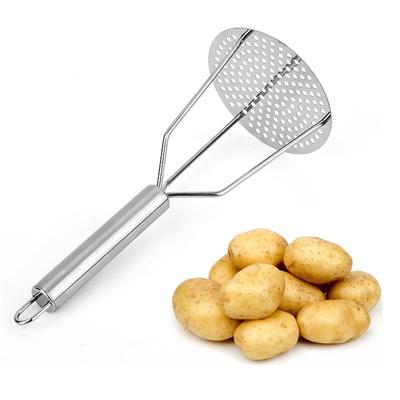 Schiacciapatate in acciaio inossidabile Ricer Purea Spremiaglio Spremiagrumi per frutta e verdura Gadget da cucina