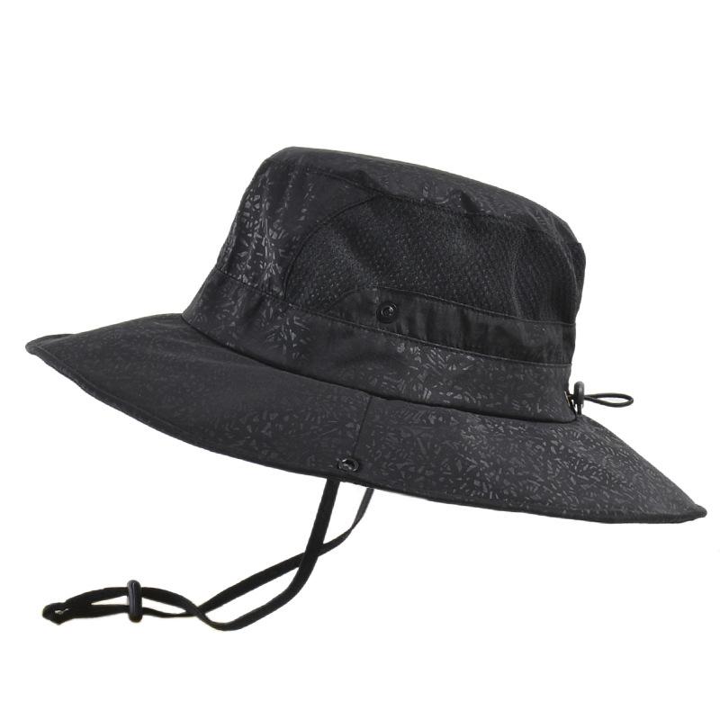 Men's Pastoral Style New Fisherman Hat Fashion Outdoor Sunscreen Breathable Fishing Hunting Hiking Accessories Shade Nylon Hat