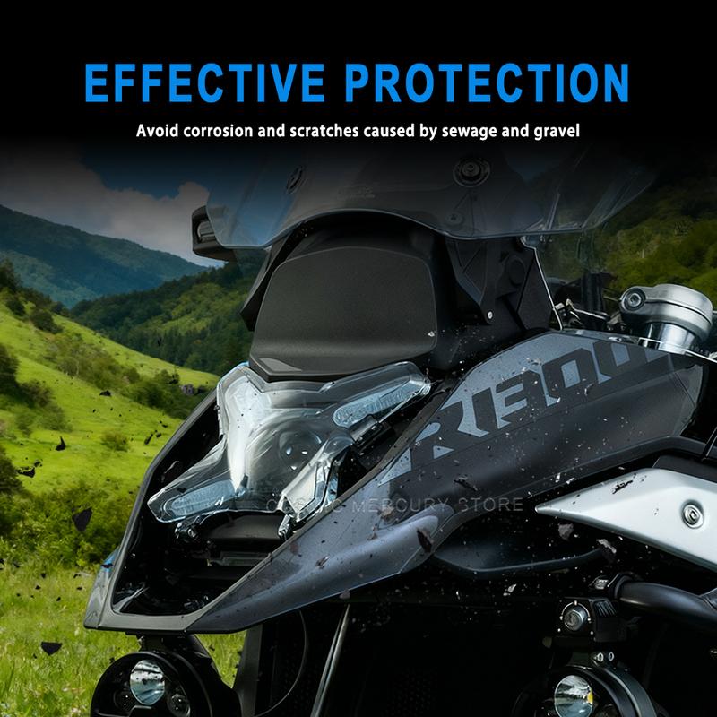 New Motorcycle High-definition Waterproof and Scratch Resistant Acrylic Headlight Protection Cove For R1300GS