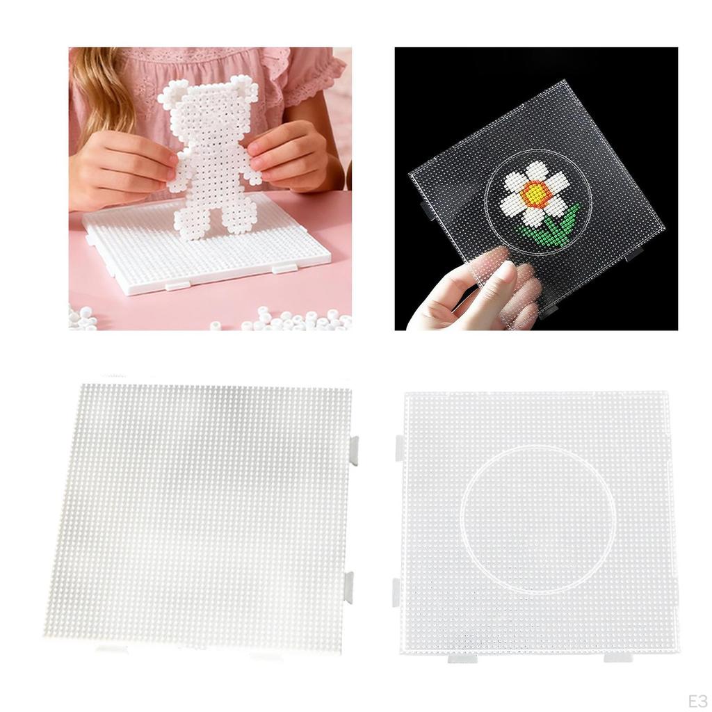 Beads Pegboards Boards Practical,Crafting Projects Sturdy High Temperature Resistant