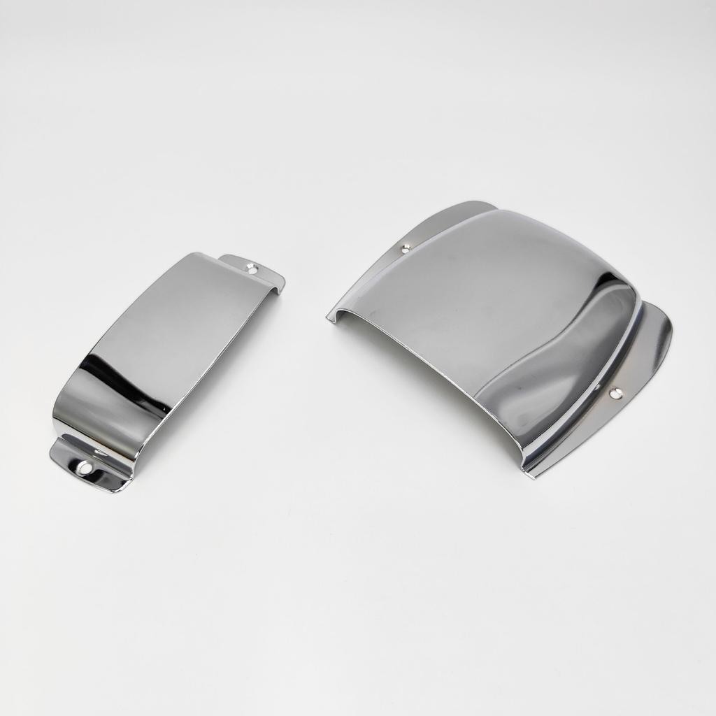 JB Electric Bass Bridge Protective Cover Bass Guitar Bridge Protective Cover Pickup Housing Complete Set of Upper and Lower Covers