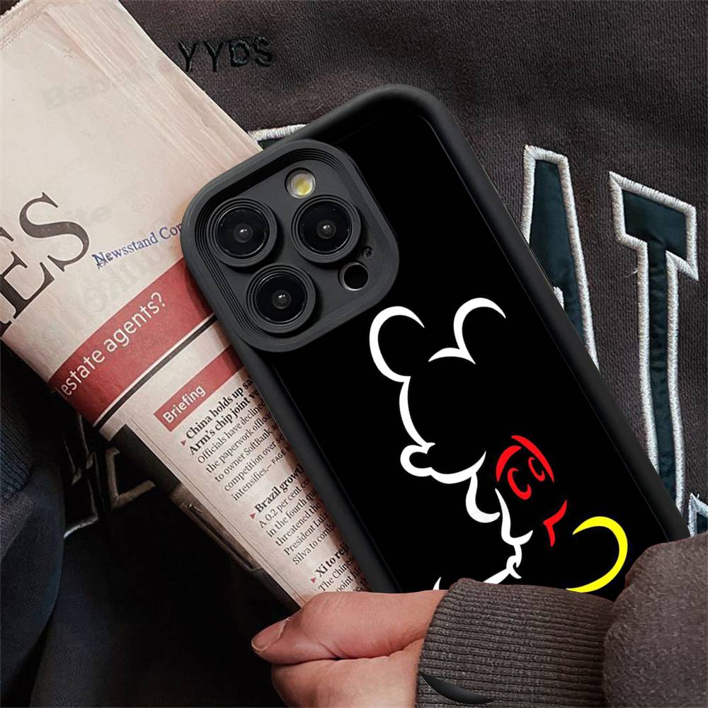 M-Minnie M-Mickey For iPhone 17 16 15 14 13 12 11 Pro Max Plus Phone Case Covers