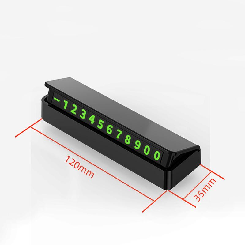 VAORLO Araba Styling Geçici Park Kartı Telefon Numarası Kart Plakası Telefon Numarası Araba Park Durdurma Araba-styling Otomobil Aksesuarları