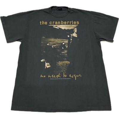 Camiseta de The Cranberries XL No Need To Argue Tour 1994-95 de los 90 con costuras simples REIMPRESIÓN