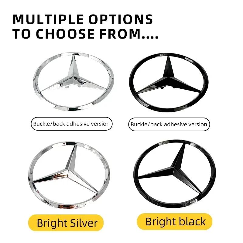 Dla Mercedes Benz 3D ABS Czarna Gwiazda Logo Bagażnika Tylnego Dla Mercedes Benz KLASA A 2013-2018 A180 A200 A250 A45 AMG W176 A1768170016