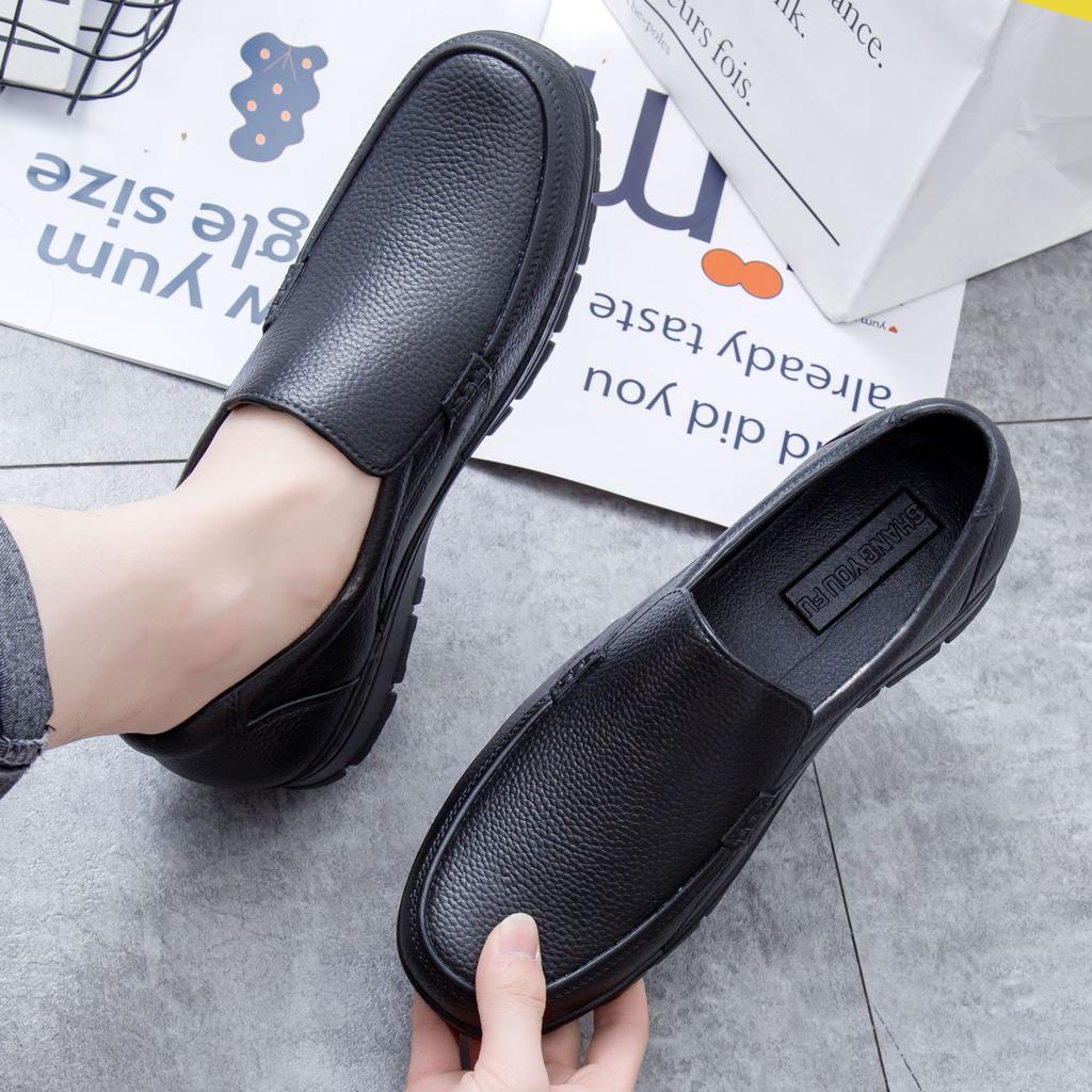 Mote PVC Unisex Regnstøvler Herre Komfortable Arbeidsregnstøvler Kjøkken Sklisikre Vanntette Spesielle Sko Utendørs Fiskestøvler