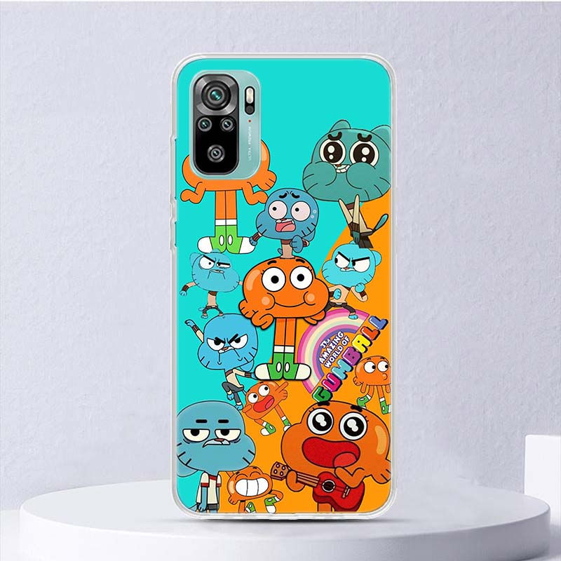 The Amazing World Gumball Soft Case For Xiaomi Redmi Note 14 13 12S 11S 10S 12 Pro Plus Phone Cover 11 10 11E 11T Note14 Shell C