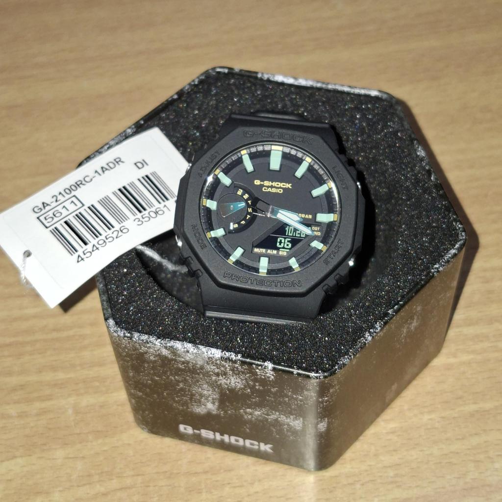 Casio G-Shock GA2100RC-1A, Black.