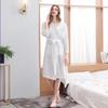 Unisex Quick-Dry Waffle Bathrobe - Lightweight, Absorbent, Ideal for Spa & Sauna
