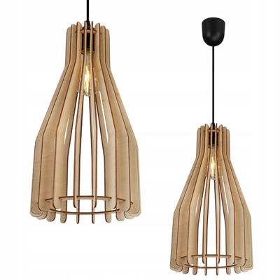 MODERN WOODEN LED CEILING HANGING LAMP