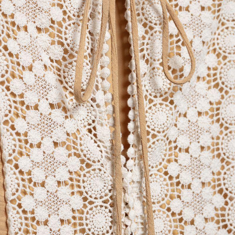 Kaslead New Women clothes Western Style Fashion Chest Embroidery Decoration Mini Dress 3897093