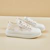 Summer mesh espadrilles new female student platform heightening sports board shoes casual shoes breathable XFF68