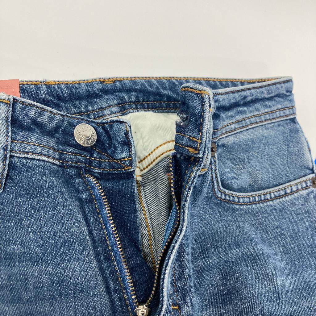 ACNE STUDIOS Indigo Tapered Slim Denim Pants Bottoms 25 blueUsed