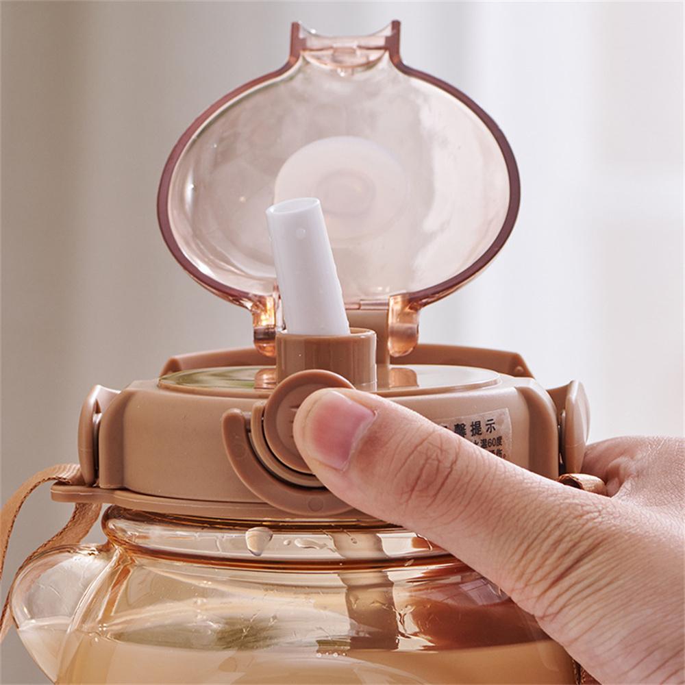 Reisebecher Kawaii Kinder Einwandig 1000ml Trinkgeschirr Becher Tasse Sport Sommer Flaschen Für Wasser Trinkflasche Bär Outdoor