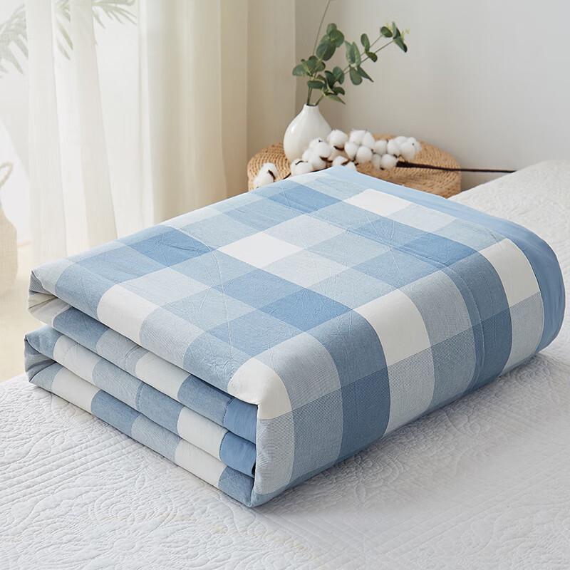 

Mufanyifei Yarn-Dyed Washable Cotton Summer Quilt 150*200cm