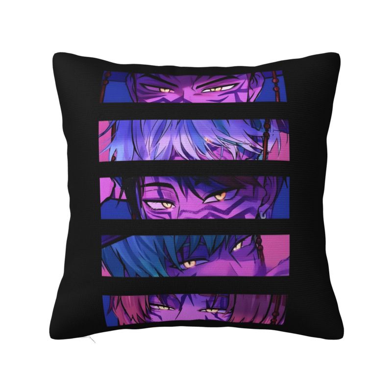 Vlastní povlak na polštář v severském stylu Kpop Hunter Demons 40x40cm Polyester Huntrix Povlak na polštář na pohovku Čtvercový povlak na polštář