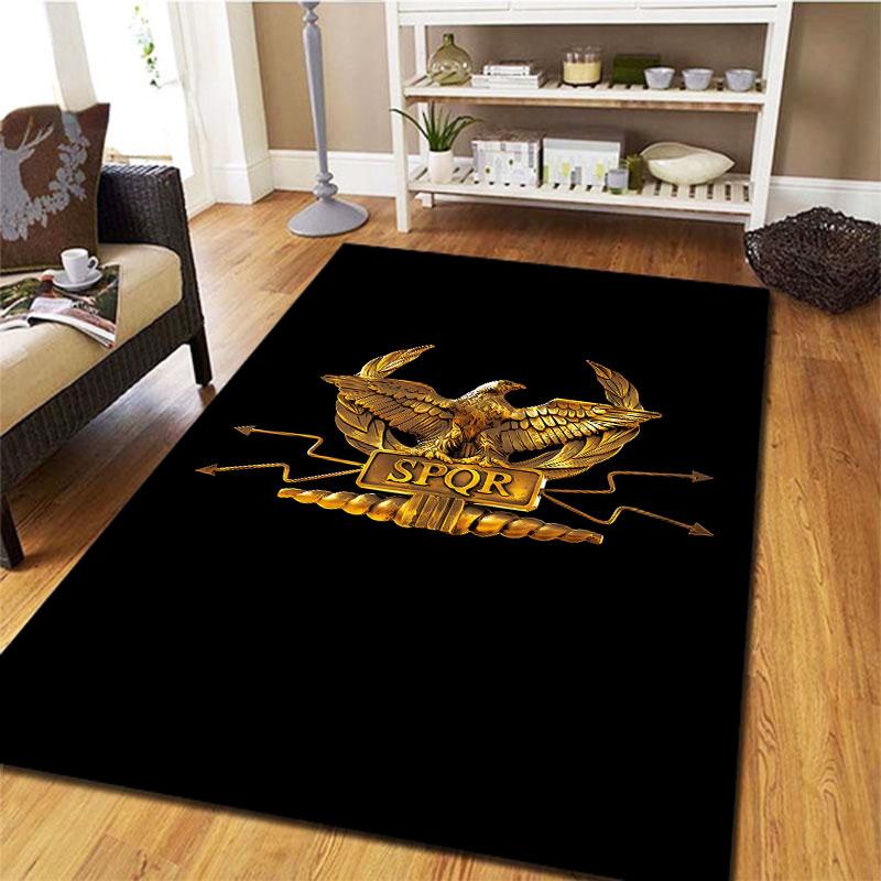 Roman SPQR Carpet Rug for Living Room Bedroom Home Sofa Decoration,Kids play Non-slip Floor Mat