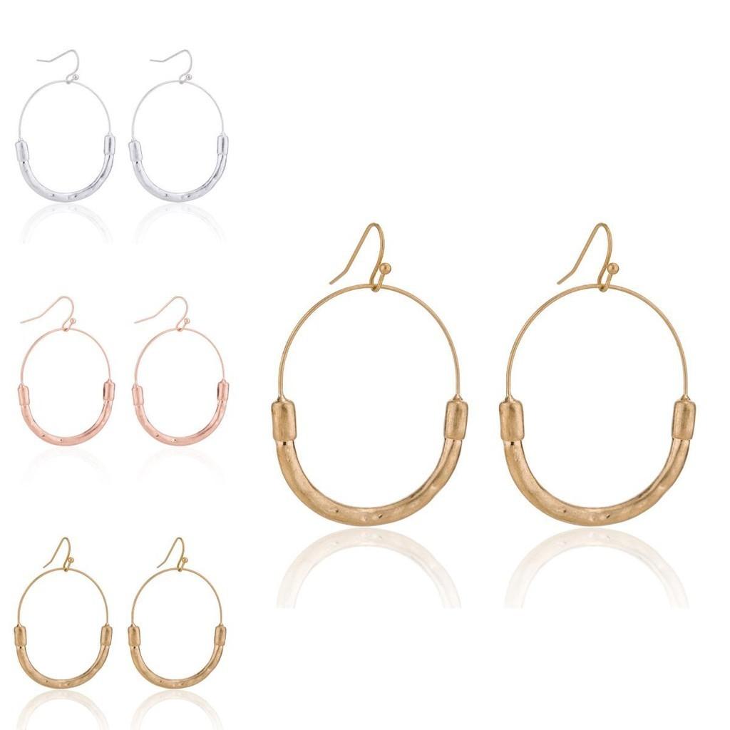 Stylish Earrings Geometric For Women Chic Alloy Modern Fashion Accessories