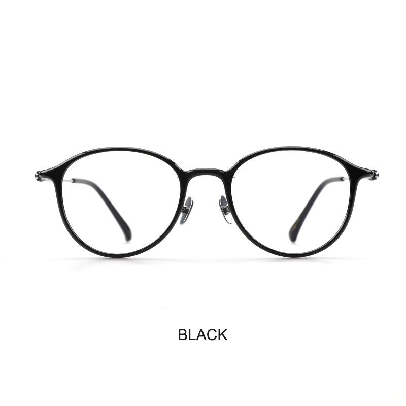 

Luxury Ultra-Lightweight TR Women s Glasses Frames Versatile Natural-Look Round Eyeglasses Flexible and Stylish Eyewear чорний