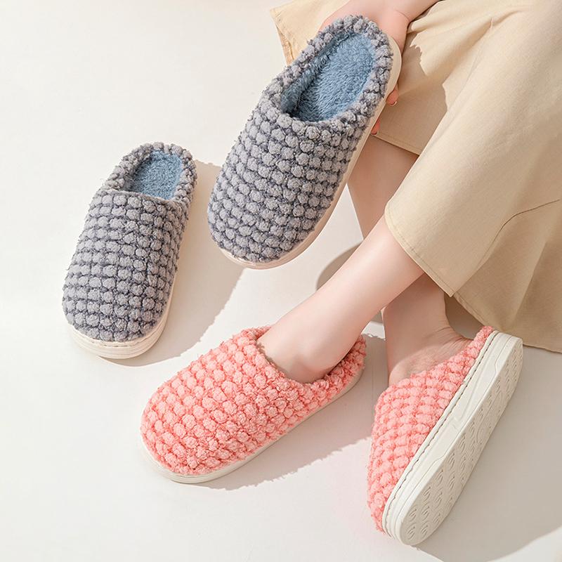 Fashion Casual Fluffy Women's Slippers Flat Winter Plush Woman Shoes Luxury Designer Fuzzy Fur Slides Indoor Elegant Footwear Soft Sole