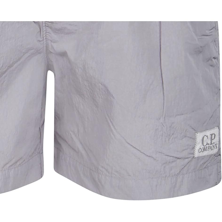 C.P. Company Label Detail Solid Color Swim Shorts Men Shorts 12CMBW005A000004G-937