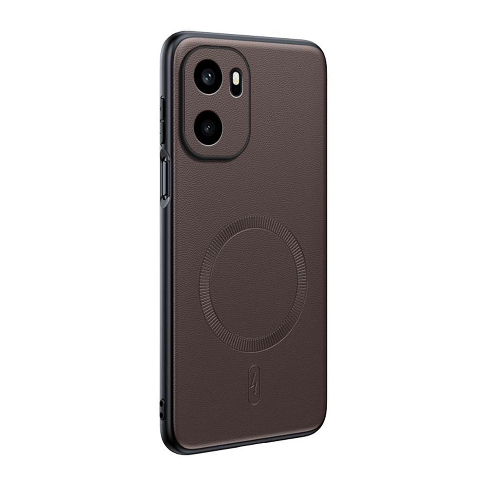 

Для OnePlus 15R 5G/Ace 6T 5G/Ace 6 5G Магнітний чохол Шкіряне покриття TPU + PC Чохол для телефону