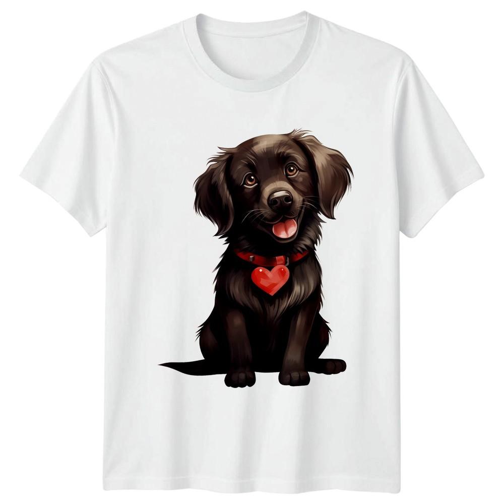 Black Puppy Heart Dog Animals Unisexs TShirt Unisexs Tee Graphic Unisex Pet Lover
