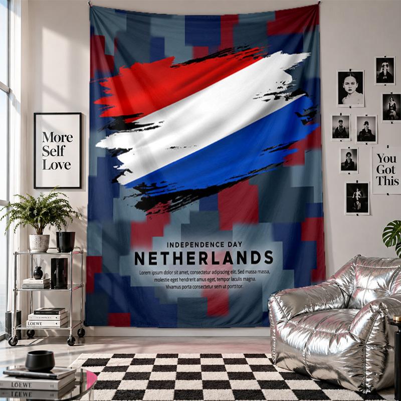 Netherlands Football Wall Tapestry Home Decor Wall Hanging Cloth for Bedroom Living Room Background