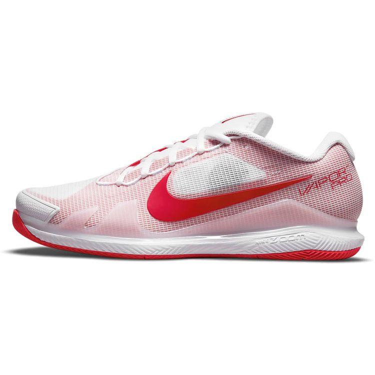 Nike Court Air Zoom Vapor Pro HC White University Red Men s Tennis Shoes CZ0220-177 EU 41