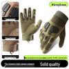 Men's Full-Finger Outdoor Tactical Gloves - Cut-Resistant, Wear-Resistant for Motorcycle Riding & Combat