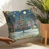 Impressionistic Illustration Color Patterns Pillow Case Home Living Room Decoration Linen Pillowcover Pillow Cases Cushion Cover