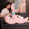 30/50/70cm Niedliches Mond-Hase Plüschtier Stoffpuppen Weiches Schlafkissen für Kinder Mädchen Geburtstag Heimdeko Baby Beruhigungskissen Geschenk