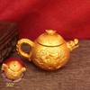 Alloy Figurine Teapot Statue Collection Gift Decoration Traditional Ornament for Hallway