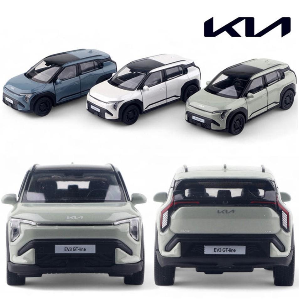 WELLY Kia EV3 1:38 Scale Die-Cast Model Car, (Blue / Green /White 3 Colors)