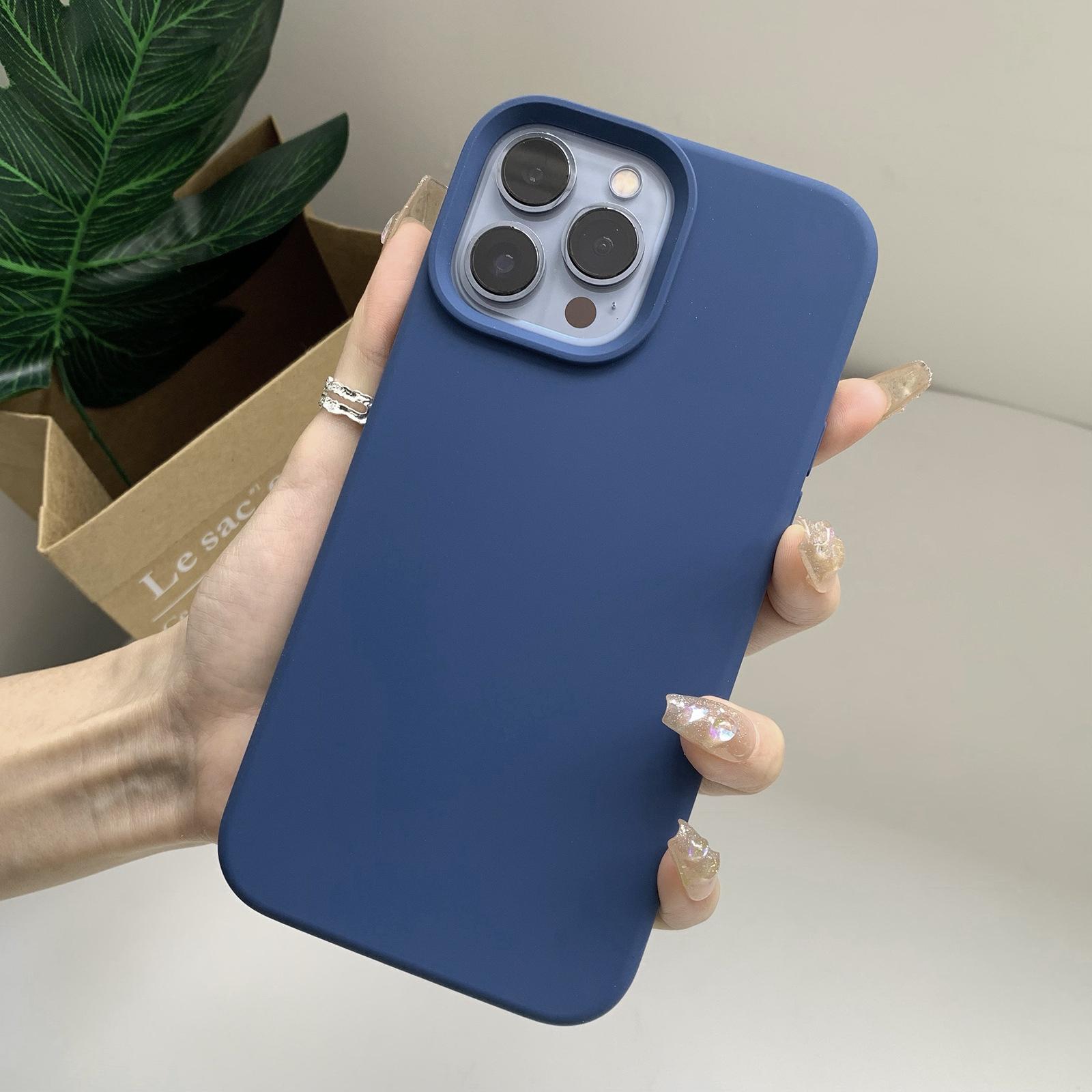 For For Iphone 13 14 15 Pro Max Case  Liquid Silicone Phone Case for For Iphone 11 12 Pro Max X XR 15 Plus Camera Protection Case For iPhone 15