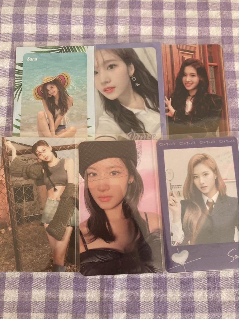 [USED] TWICE Sana trading card