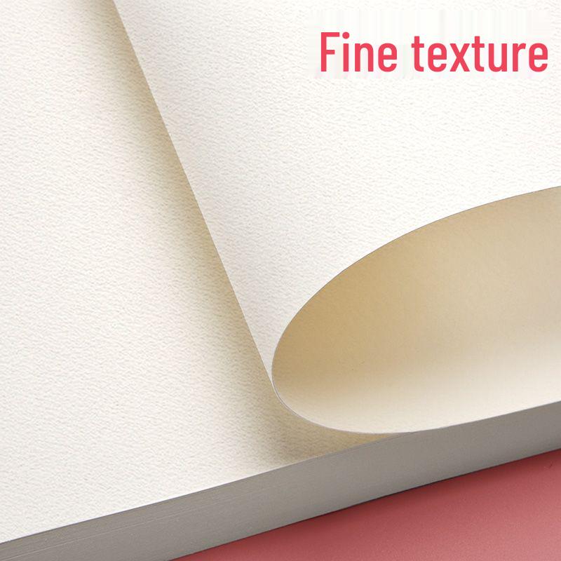 16K Watercolor Paper: 180g Ink-Friendly, Easy-Bleed Surface for Beginner Art & Painting, 8K Drawing Sheets.