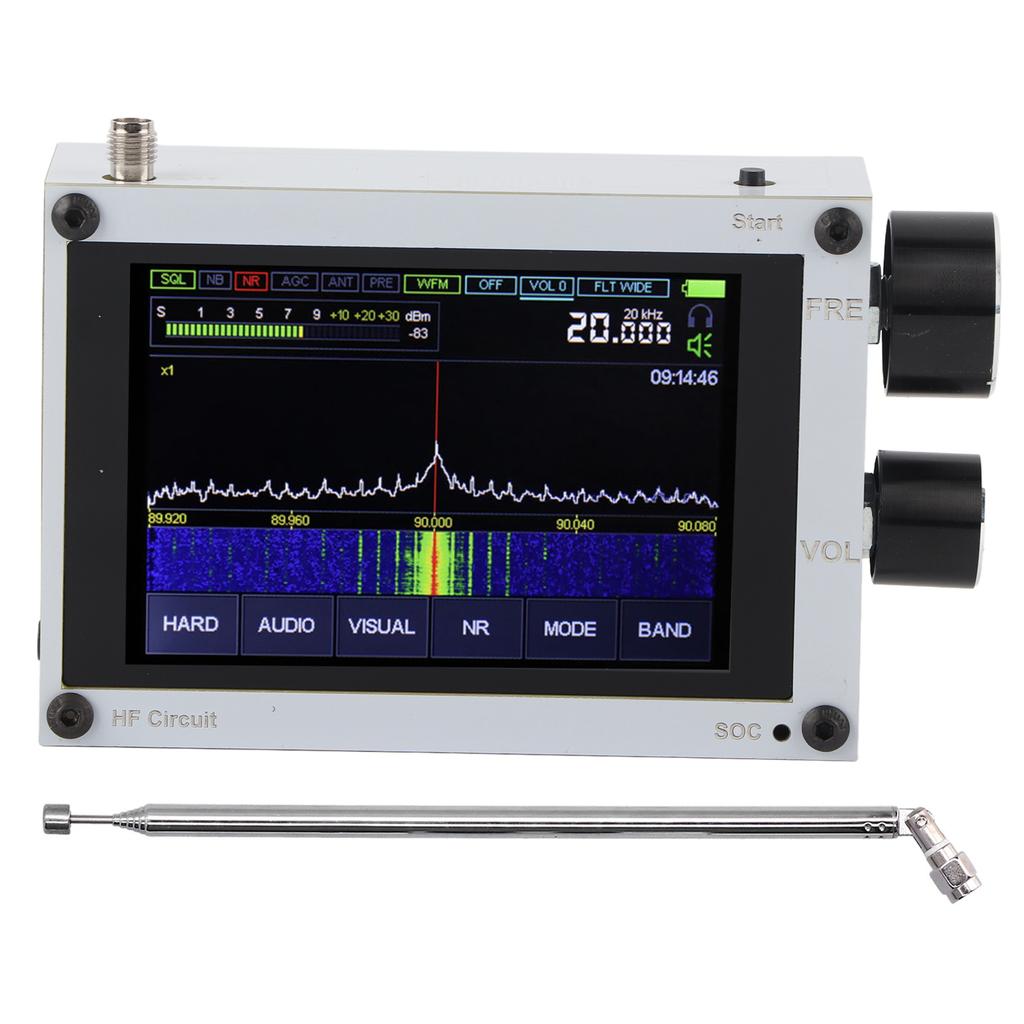 SDR Receiver Touch Screen Wireless Receiver Industrial Accessories 50kHz‑2GHz 3.5in