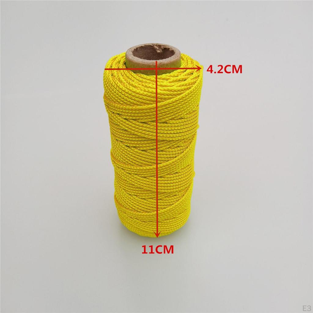 Finger Spool Line, Braided Polyester Cord for Boating And Towing Applications