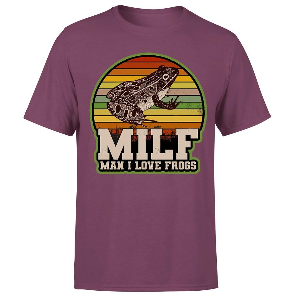 Amphibian Vintage Milf Unisex I Love Frogs Unisexs TshirtP1OrA 2XL