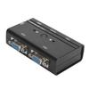 VGA USB KVM Switch 2 Port Manual VGA KVM Switch for 2 PC Sharing 1 Video Monitor Keyboard Mouse Scanner Printer USB