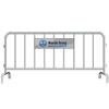 Movable Iron Horse Barrier for Subway, Supermarket, Concert, Construction Site, and Temporary Isolation.