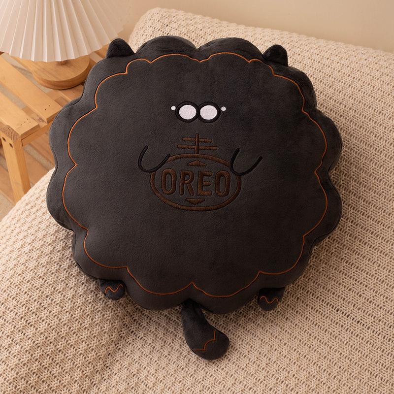 

Мультяшна форма печива Мила кішка Плюшева подушка Імбирний кошеня М яка подушка для кидання Аніме Спальня Диван Іграшки Різдвяні подарунки 40cm чорний