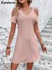 Trendy Summer New Style Off-Shoulder Short Sleeve Slim Fit Dress